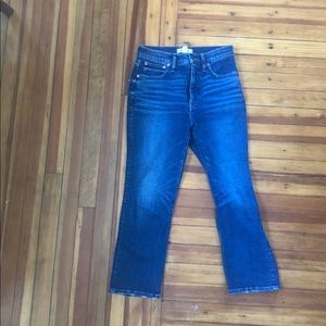 Madewell Petite Slim Demi Boot Sundale Wash Jeans